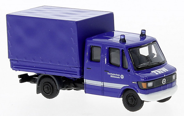 Brekina 36956 - Mercedes L 307 D Doka 1988, THW,