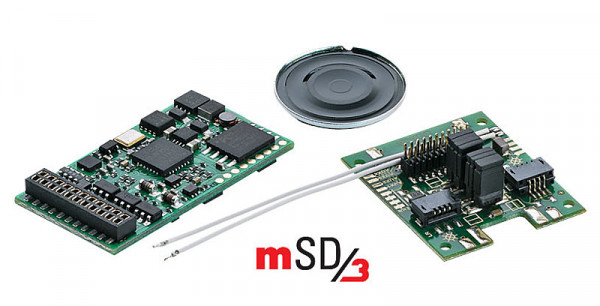 Märklin 60979 - Märklin Sounddecoder mSD3, voreingestellter Sound: Ellok (TRAXX)