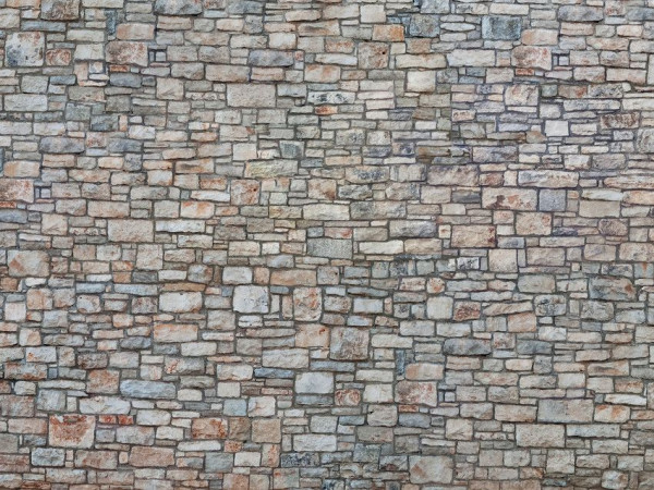 Noch 56640 - 3D-Kartonplatte “Bruchsteinmauer” bunt, 25 x 12,5 cm