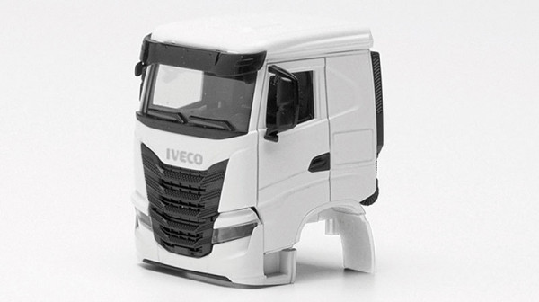 Herpa 085496 - Teileservice Fahrerhaus Iveco S-Way Flachdach, weiß (2 Stück)