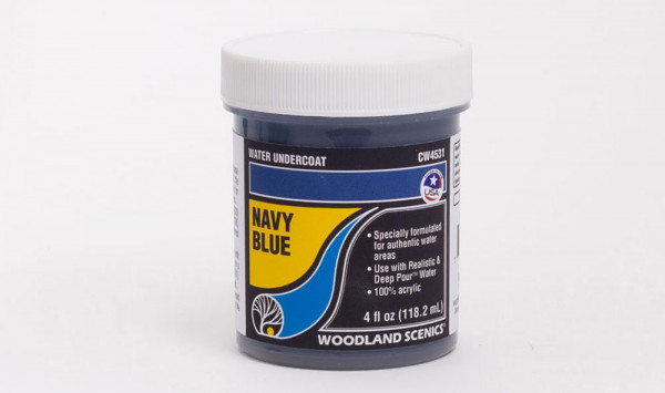 Woodland CW4531 - Wasser-Grundierungsfarbe 110ml Marineblau