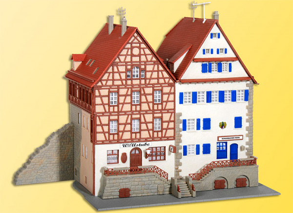 Kibri 37368 - Fachwerkhäuser an der Stadtmauer