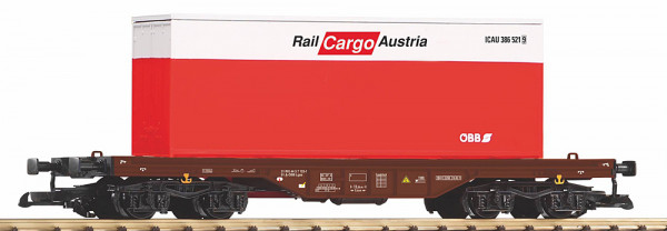 Piko 37011 - ÖBB Flachwagen 4-achsig Ep.5, beladen mit 1x20ft. Container "Rail Cargo Austria"