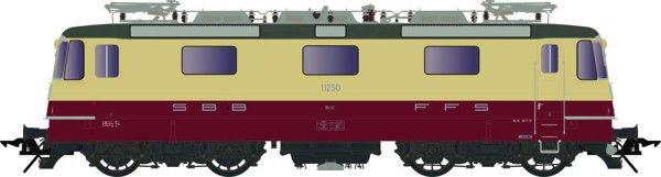 Lenz 40344-02 - SBB Elektrolok Re 4/4 II 11250, Ep.4, TEE-Lack