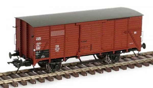 Lenz 42209-02 - DB gedeckter Güterwagen G10 Ep.3, Leitungswagen