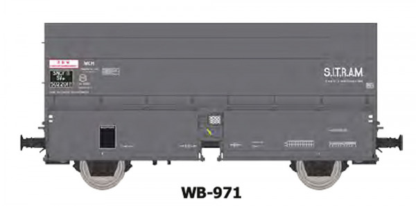 REE WB-971 - SNCF Kohletransportwagen STEMI 56 Ep.3, "Sitram"