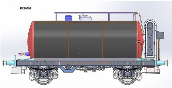 Exacttrain 20599 - ÍBB 24m3 Einheitsbauart Leich