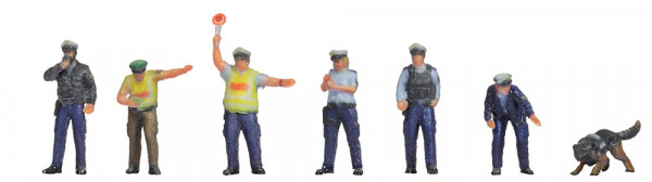 Noch 35011 - Polizisten, blaue Uniform