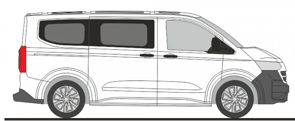 Rietze 11725 - Volkswagen e-Transporter T7 Bus KR FD clear white