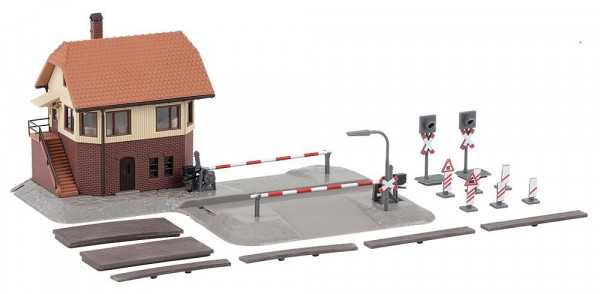 Faller 231718 - Bahnübergang mit Stellwerk
