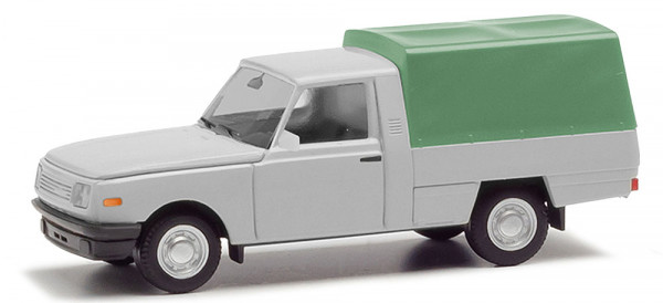 Herpa 420921-002 - Wartburg 353 Trans `85 mit Plane, lichtgrau