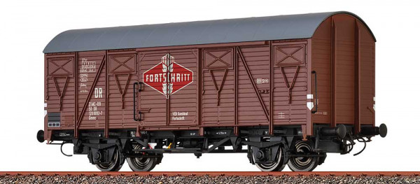 Brawa 51363 - DR gedeckter Güterwagen Gmms "Fortschritt" Ep.4
