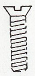 Weinert 2167 - Schraube M2,0x20mm DIN963 10St