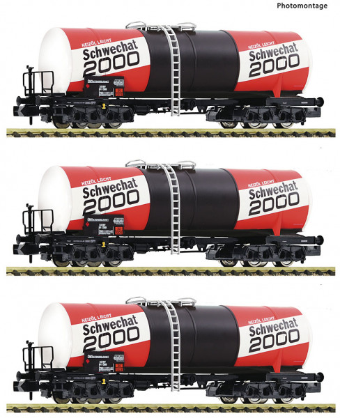 Fleischmann 6660073 - ÖBB 3er-Set Kesselwagen Schwechat E4
