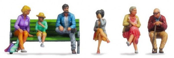 Noch 35400 - Sitzende Figuren 6Stück