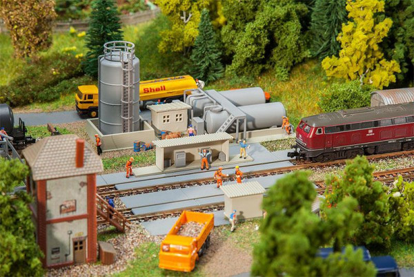 Faller 222212 - Íllager mit Dieseltankstelle