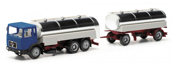 Herpa 317238 - MAN F8 Milchtank-Hängerzug (BASIC)