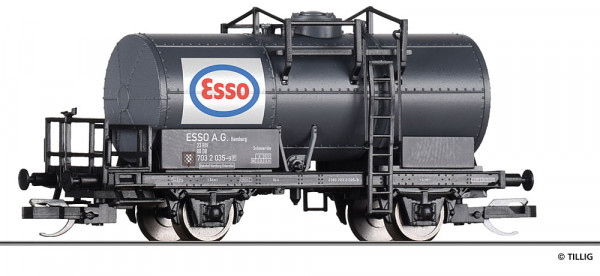 Tillig 95777 - DB Kesselwagen 2-achsig mit Bremserbühne Ep.4, "Esso"
