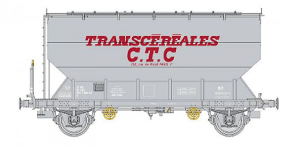 REE WB-883 - SNCF Getreidewagen 2-achsig Ep.4-5 "TRANSCEREALES C.T.C."