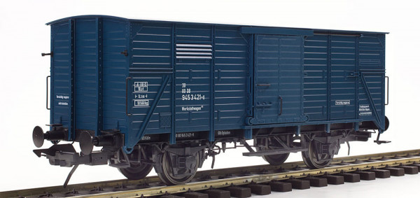 Lenz 42210-15 - DB gedeckter Güterwagen G10 Ep.4, "Werkstattbauzugarbeitswagen"