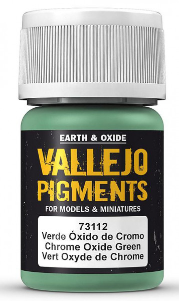 Vallejo 773112 - Pigmentfarbe 30ml Chrom-Oxid Grün