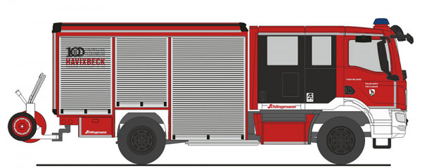 Rietze 72976 - Schlingmann Varus MAN HLF FW Havixbeck