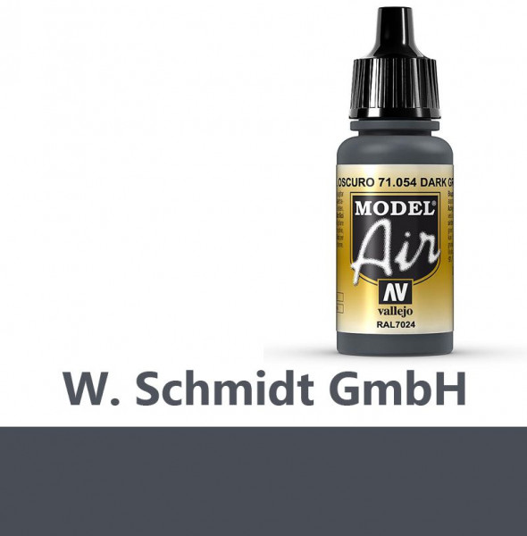 Vallejo 771054 - Model Air Dunkels Graublau, 17 ml