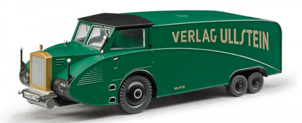 Liliput 937496 - LKW Rumpler RuV 31, dunkelgrün, Kühlergrill gold, Dach schwa