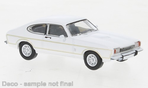 PCX870644 - Ford Capri MK II weiss, Dekor, 1974,
