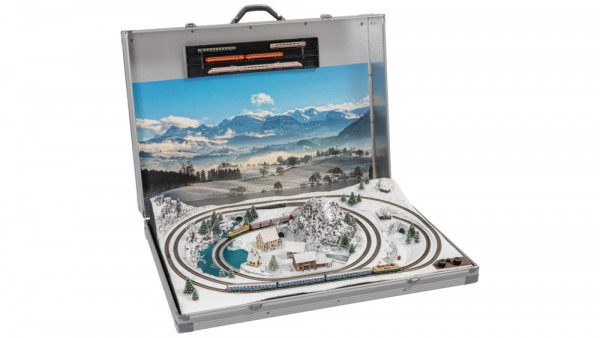 Noch 88325 - Modellbahnkoffer „Wolkenstein“ mit Märklin® mini-club Gleisen