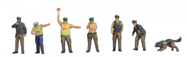 Noch 44010 - Polizisten, grüne Uniform