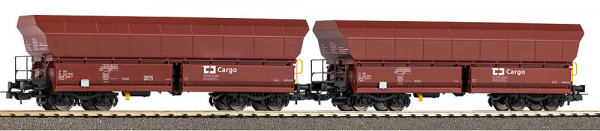 Piko 58291 - 2er Set Schüttgutwg. Falns CD Cargo VI