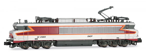 Arnold HN2649S - SNCF Ellok Reihe CC21000 silberene Farbgebung Ep.4, DCC + Sound