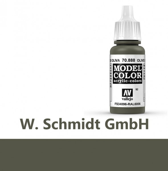 Vallejo 770888 - Model Color Farbe Grauoliv, Matt, 17 ml