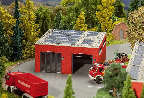 Faller 130161 - Fahrzeughalle Feuerwache