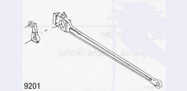 Weinert 9201 - Treibstange,Gegenk.BR86 2Stck