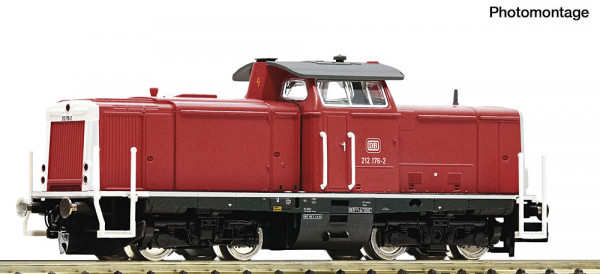 Fleischmann 7360041 - DB Diesellok BR 212 DB orientrot DC E4