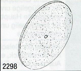 Weinert 2298 - Schleifsch.37mmDM, 3mm dick1St