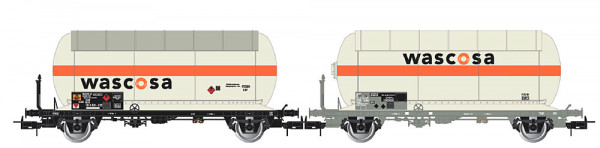 Rivarossi HR6622 - SBB Set 2-teilig Gaskesselwagen Zgs Ep.5 "Wascosa"