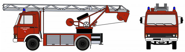 Loewe 4106 - Iveco Magirus "Zeta" 90M5 - DL18 Feuerwehr Budenheim