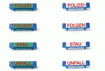 Herpa 052863 - Abdeckungen Hella RTK 6