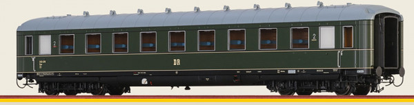 Brawa 51079 - DB Schürzenwagen 2.Klasse B4üpe Ep.3, Wechselstrom, LED Innenbeleuchtung