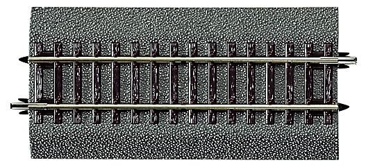 Roco 42512 - Line mit Bettung, Gerade G½ , 115 mm