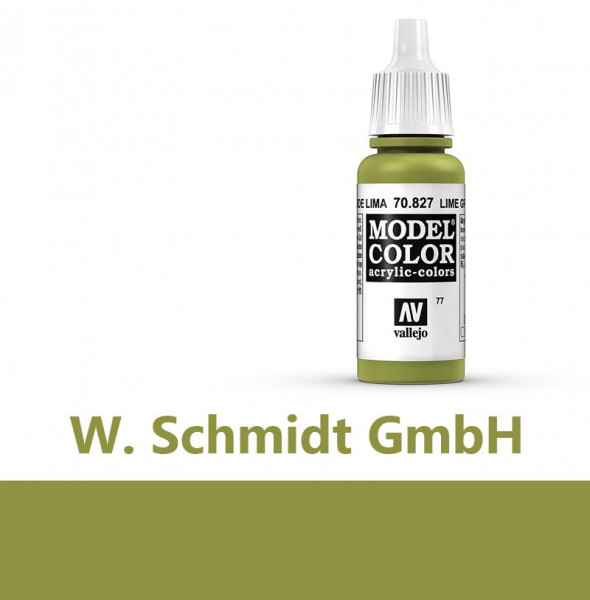 Vallejo 770827 - Model Color Farbe Lindgrün, Matt, 17 ml