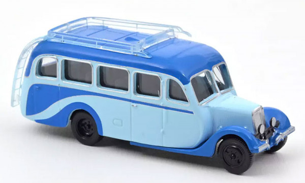 Norev 159922 - Citroën U23 Autocar 1947 Clear & Middle Blue