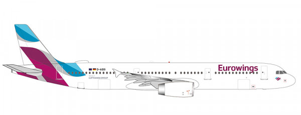 Herpa 539159 - Eurowings Airbus A321