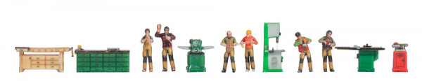 Noch 35903 - Figuren-Themenwelt "Schreinerei"