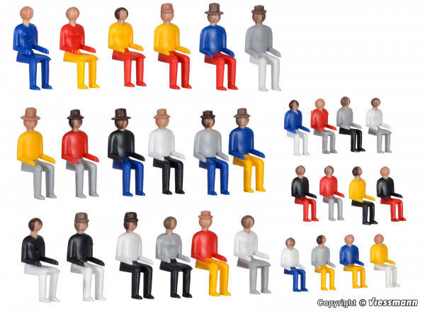 Kibri 38114 - Sitzende Figuren