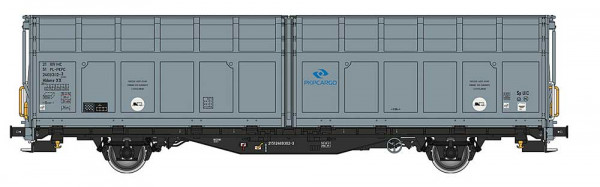 Albert Modell 246007 - PKP Schiebewandwagen Hbbillns grau Ep.6, PKP-Cargo