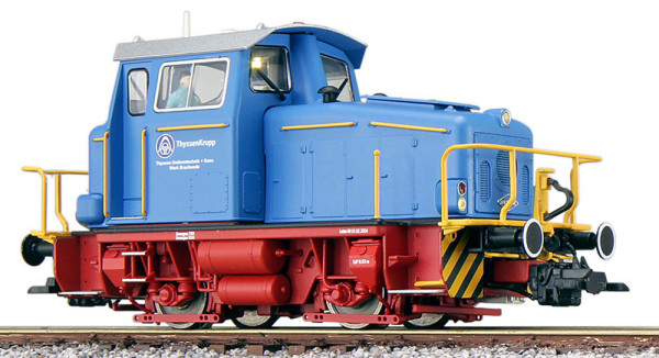 ESU 31431 - ThyssenKrupp Diesellok KG230 blau Ep.5, DCC/AC-digital + Sound